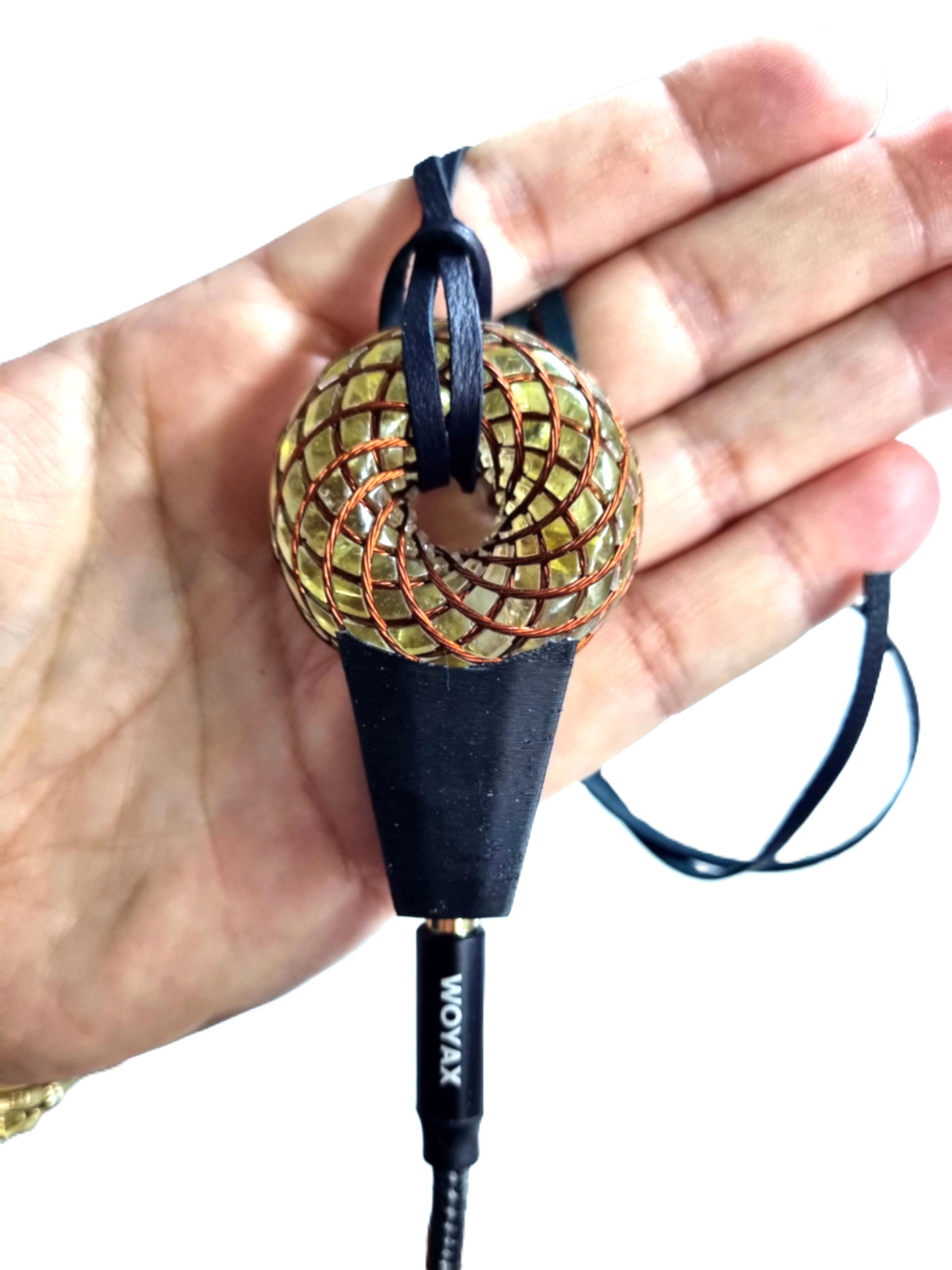 Z-KOLYE Taşınabilir Dalgalı elektro manyetik torus enerji alanı PEMF kolyesi.