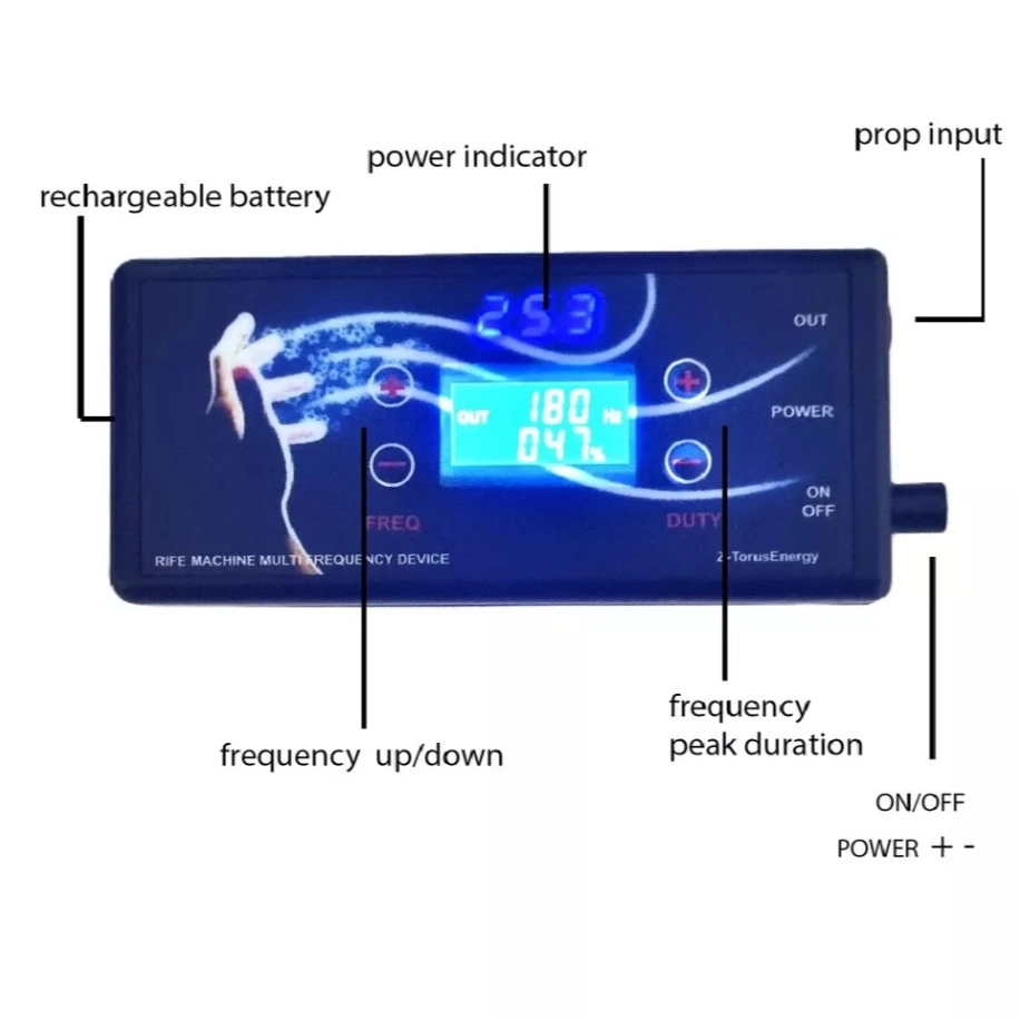 Z-FREKANS1  RIFE MACHINE+ Hulda Clark’ın Çok Frekanslı Zapper Protokol Cihazı.