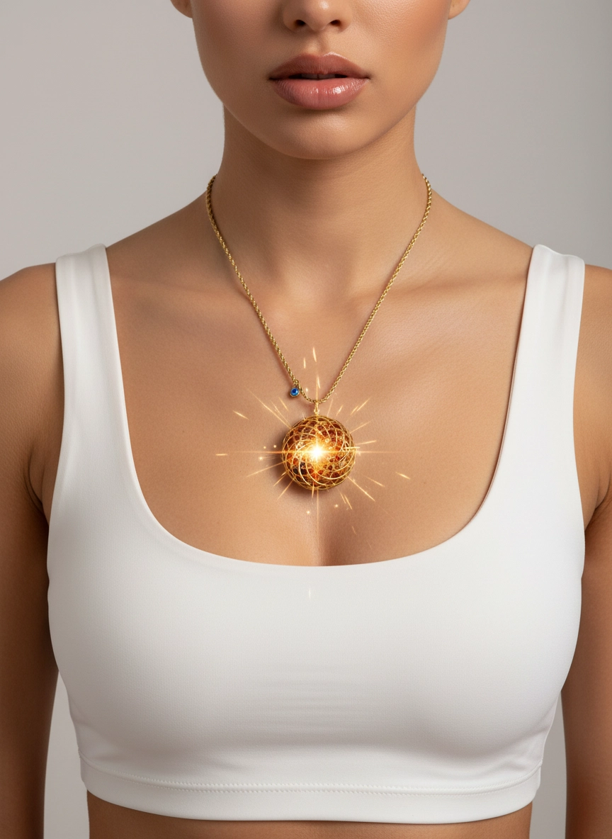 Z-KOLYE Enerjik hizalama ve denge için hazırlanmış bu toroidal kristal kolye EMF korumasını, hücresel yenilenmeyi ve genel canlılığı artırır.