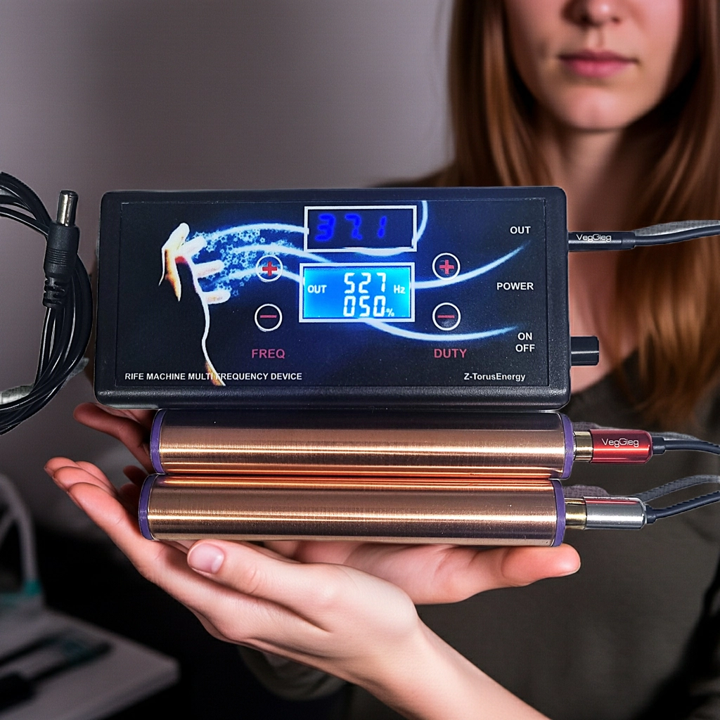Z-FREKANS1  RIFE MACHINE+ Hulda Clark’ın Çok Frekanslı Zapper Protokol Cihazı.